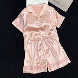 Pigiama da donna di alta qualità, set da 2 pezzi, morbido, con elastico in vita, per l'estate <span class=keywords><strong>e</strong></span> la primavera, per rilassarsi <span class=keywords><strong>e</strong></span> <span class=keywords><strong>dormire</strong></span> - Product Image 6