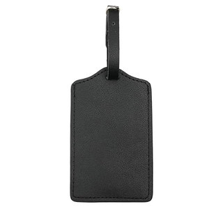 Étiquettes de bagages en cuir de haute qualité, accessoires de mariage, étiquette de bagage noire personnalisée avec carte en papier, étiquettes de bagages en cuir - Product Image 5