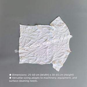 Trapos de Algodón de Alta Calidad, Trapos Blancos de Camiseta, Trapos para Pintura, Limpieza Marina, Limpieza de Aviación - Product Image 3