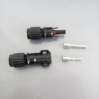 Connecteur solaire DCII IP68 1000V 30A à forte demande, en cuivre étamé avec isolation PPO, à sertir pour système d'énergie solaire