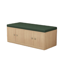 Banc de rangement pour chaussures en bois massif, style moderne, pour entrée, couloir, zone de repos, avec dossier