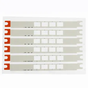 Pannello elettronico adesivi stampa Lexan policarbonato sovrapposizione tastiera di controllo dossi pulsante etichetta con finestra trasparente per animali domestici