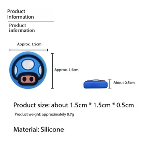 Anime truyện tranh phong cách Silicone ngón tay cái Grip Bìa cap trò chơi phụ kiện điều khiển thanh cho Nintendo cho switch OLED - Product Image 5