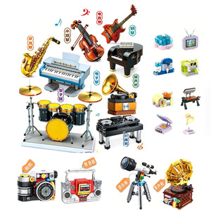Jouets de construction EPT Street View Houses Blocks, jouet éducatif de construction DIY STEM - Product Image 3
