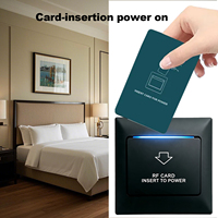 Interruptor Ahorrador de Energía LEGION con Tarjeta de Proximidad para Habitaciones de Hotel, Funciona con Tarjeta, 100-260V AC 12-24V DC con Retardo de Apagado de 15 Segundos