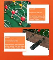 Hockey en bois enfants taletop bébé pied sport futbolin futbolito de mesa foosbal baby-foot football table football jeux interactifs