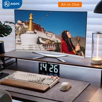 PC Todo en Uno Q-Series de 23.8 Pulgadas con Intel Core I3/i5/i7/i9 Opcional, con Windows Silver para Uso en el Hogar/Oficina