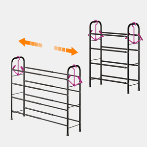4 lớp nhiệm vụ nặng nề trong nhà và ngoài trời giá giày có thể tháo rời thiết kế cho phòng tắm hoặc phòng khách đứng loại khô không gian - Product Image 2