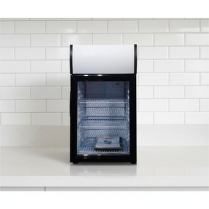 Réfrigérateur-congélateur à compresseur Nuelead NE-25DL, prix d'usine, fonctionnement silencieux, porte en verre 25L avec étagères - Product Image 2