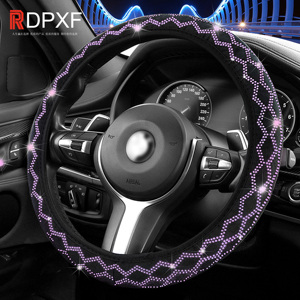 Antideslizante moda plegable extremadamente elástico cuero brillante <span class=keywords><strong>Rosa</strong></span> diamante estampado Universal <span class=keywords><strong>volante</strong></span> cubierta para damas - Product Image 5