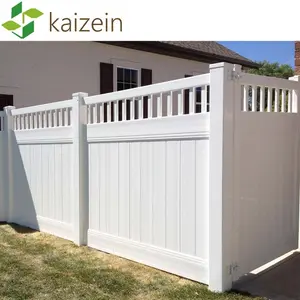 Garten Weiß Kunststoff PVC Vinyl Privatsphäre Zaun Panels