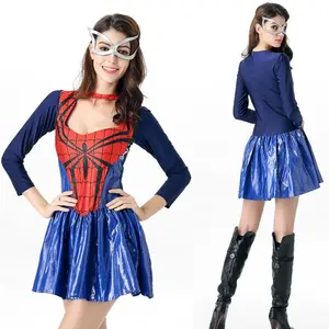 Nuovo costume da gioco di ruolo di Halloween costume da supereroe ragno costume da palcoscenico per feste a tema superwoman