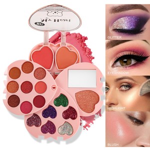 Paleta de Sombras de Ojos Multicolor de Nuevo Diseño, Resistente al Agua, de Larga Duración, con Brillo Metálico, Brillantina, Mate y Satinado - Product Image 1