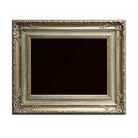 Grand cadre de Photo personnalisé en bois, sculpté doré, style Baroque Antique, shabby, décoration Chic, toile