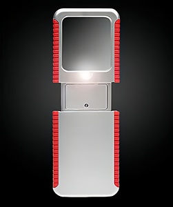 Loupe de lecture portable à LED avec éclairage automatique, format de poche, pour personnes âgées - Product Image 5