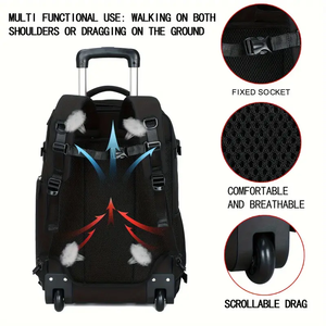 <span class=keywords><strong>กระเป๋า</strong></span>เป้สะพายหลังผู้ชายมี<span class=keywords><strong>ล้อ</strong></span>สำหรับโน้<span class=keywords><strong>ต</strong></span><span class=keywords><strong>บุ๊ค</strong></span>ขนาด17นิ้วทนทานออกแบบได้<span class=keywords><strong>ต</strong></span>าม<span class=keywords><strong>ต</strong></span>้องการ - Product Image 6