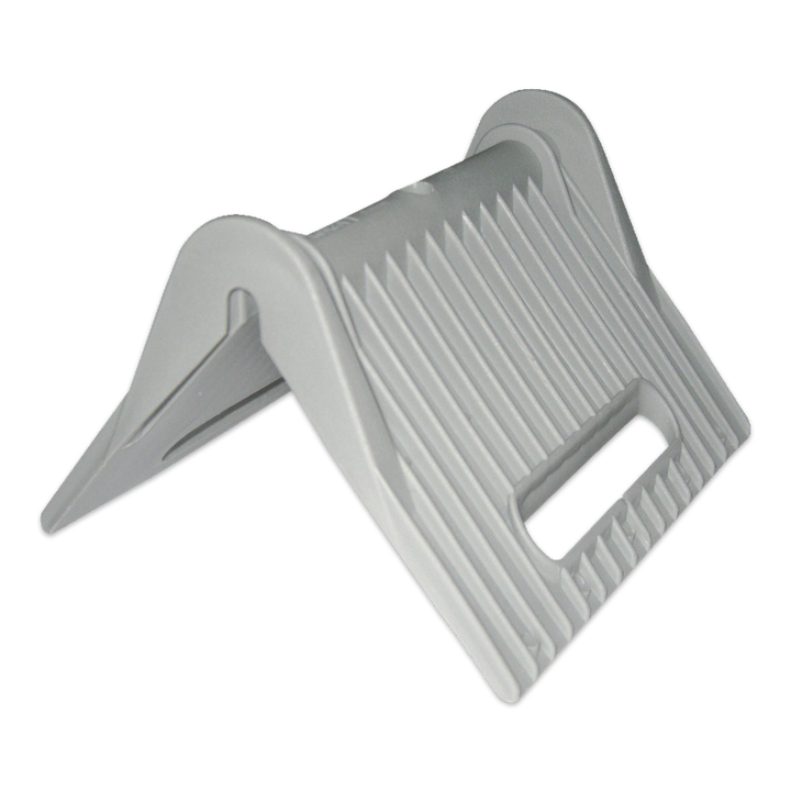 Gray Edge Bracket 127 mm Wide with 90 x 90 mm Leg Length for Corner Guards