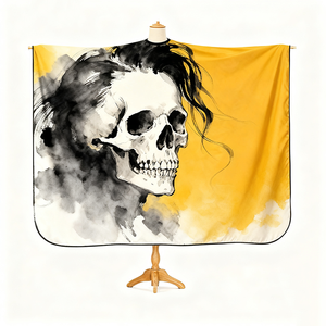 Wanmei Logo personnalisé motif coupe <span class=keywords><strong>de</strong></span> cheveux tissu <span class=keywords><strong>coiffeur</strong></span> Cape tablier salon <span class=keywords><strong>de</strong></span> coiffure barbier serviettes humides robe pour hommes coiffure - Product Image 3
