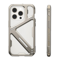 Coque de téléphone antichoc de luxe en aluminium M05 pour iPhone 14 15 Pro Max – Étui professionnel pour le dropshipping
