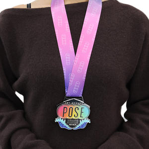 Cordón para eventos corporativos con logotipo personalizado Cordones de medalla de metal personalizados - Product Image 6