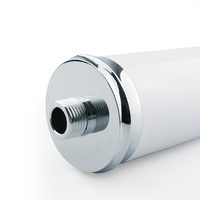 Filtre de robinet de douche purifier l'eau dure KDF supprimer les substances nocives bactéries pommeau de douche de salle de bain cartouche de charbon actif