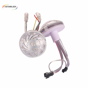 24v all'aperto impermeabile Pixel 60mm 16 pezzi Smd5050 Rgb divertimento Cabochon Led Dream colore fiera UCS2903 luce piatta a LED - Product Image 4