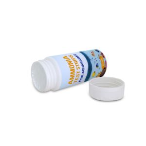 Tiras Reactivas de Amoníaco <span class=keywords><strong>para</strong></span> Acuarios, Kit Profesional de Prueba de Calidad del Agua <span class=keywords><strong>para</strong></span> Peceras y Corales, 50 Tiras/Botella - Product Image 3