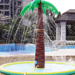 Colchoneta inflable de Coco para niños, equipo de juego de agua para salpicaduras y aspersores, Diversión en verano - Product Image 2