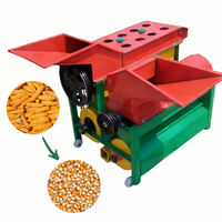 Machine de décorticage de maïs à grande vitesse de capacité de 2000 kg/h grande trémie avec noyau de moteur pour les coopératives de céréales