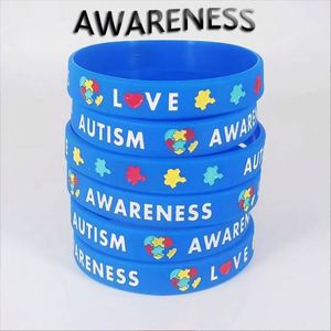 Bracelet en silicone pour enfants autistes gravé avec des messages inspirants pour la sensibilisation à la croissance, encourageant la compréhension et le soutien - Product Image 5