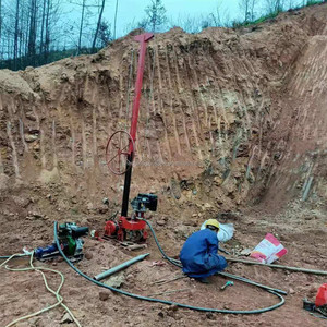 Tháp di động dọc 50M lấy mẫu ba lô Giàn Khoan chạy xăng khảo sát địa chất Giàn Khoan lõi đá - Product Image 5