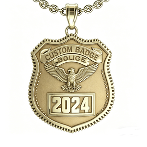 จี้สร้อยคอรูปนกอินทรี 3 มิติ ชุบทอง ออกแบบพิเศษ พร้อมตัวเลือกแบบปรับแต่งได้ สร้อยคอผู้ชายสุดเท่ห์ - Product Image 1