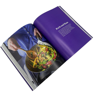 Impression de <span class=keywords><strong>livre</strong></span> de cuisine à couverture rigide de haute qualité en couleur bon marché personnalisé vente en gros - Product Image 4