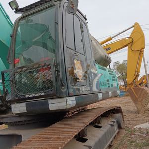 Excavadora diésel hidráulica pesada Kobelco SK350 Original de segunda mano de 35 toneladas con excelentes condiciones de trabajo Precio barato a la venta - Product Image 4