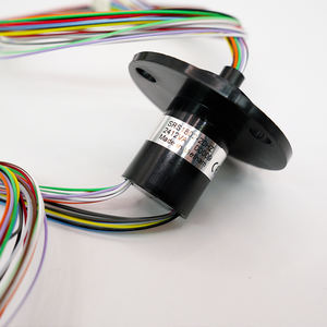 Mini bague de contact industrielle 20 circuits 2A 18mm OD, capsule de contact à brosse compacte, connecteur rotatif pour outils d'automatisation - Product Image 6