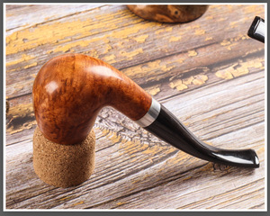 Pipa de Tabaco Clásica y Elegante para Hombre, Fabricada en Madera, Aumenta el Sabor de los Cigarrillos, <span class=keywords><strong>Pipas</strong></span> de Briar para Fumar - Product Image 4