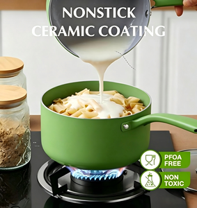 <span class=keywords><strong>Cacerola</strong></span> con Revestimiento Cerámico, Tapa y Asa de Acero Inoxidable, Apta para Cocina de Inducción, <span class=keywords><strong>Horno</strong></span> y Todo Tipo de Estufas - Product Image 3