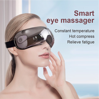 2025 Masseur Oculaire Intelligent Haute Technologie IA, Instrument de Beauté à Tête Roulante avec Lumière Rouge et Massage Vapeur pour les Yeux