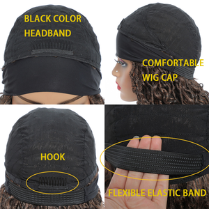 Perruque Bandeau Synthétique Tresses Box « Goddess » avec River Locs Bouclés Bohémiens pour Femmes, Perruque Tressée Longue de 26 Pouces - Product Image 4