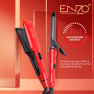 <span class=keywords><strong>Lisseur</strong></span> électrique <span class=keywords><strong>ENZO</strong></span> en gros à bon <span class=keywords><strong>prix</strong></span>, fer à lisser et à boucler 2-en-1 pour femmes - Product Image 3