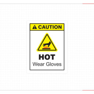 Etiqueta de Seguridad de Precaución para Equipos Industriales, Máquinas, Áreas de Alta Temperatura, Seguridad en el Lugar de Trabajo, Resistente al Calor y al Agua - Product Image 4