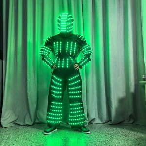Traje <span class=keywords><strong>de</strong></span> actuación RGB transfronterizo, traje brillante LED, fiesta, barra <span class=keywords><strong>de</strong></span> baile Electro-Man, accesorio <span class=keywords><strong>de</strong></span> ambiente KTV, <span class=keywords><strong>ropa</strong></span> brillante - Product Image 5