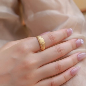 Anello Artigianale Italiano in <span class=keywords><strong>Argento</strong></span> Sterling 925 Placcato Oro 14k, Stile Retrò di Lusso, Gioiello di Alta Gamma per Donna - Product Image 4