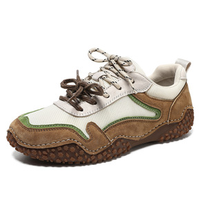 Chaussures décontractées d'extérieur pour hommes et femmes, taille 46, best-seller, adaptées à l'automne et à l'hiver, avec maille respirante et cuir véritable - Product Image 5