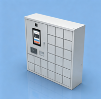 Armoire à clés intelligente murale RFID à 24 emplacements, système de contrôle des clés et des actifs pour la gestion des bureaux commerciaux et des flottes de véhicules