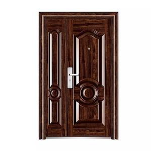 <span class=keywords><strong>Porte</strong></span> de sécurité en acier moderne personnalisée avec serrure intelligente, résistante à l'eau et antivol, adaptée aux villas et appartements - Product Image 4