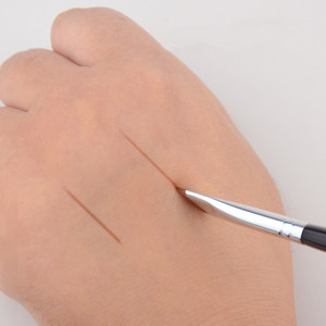Brosse d'eyeliner fine réutilisable, brosse en bois pour le levage des sourcils et la stratification du <span class=keywords><strong>Gel</strong></span>, Logo, brosse à sourcils angulaire pour la stratification des sourcils - Product Image 5