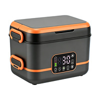 Boîte à lunch électrique portable rechargeable par USB, chauffe-plat sans fil, chauffage automatique, pot intérieur en acier inoxydable, pour la maison et la voiture