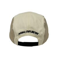 Casquette de camping 5 panneaux tendance avec couronne contrastante, visière camouflage herbe et logo brodé en 3D
