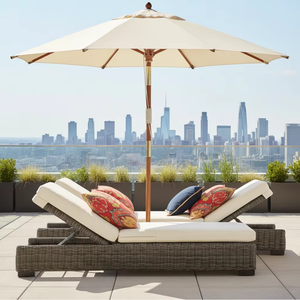 Chaise longue <span class=keywords><strong>de</strong></span> <span class=keywords><strong>jardin</strong></span> classique en résine tressée d'extérieur - Product Image 3